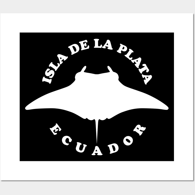 Isla De La Plata Ecuador | Scuba Diving With Manta Ray Wall Art by TMBTM